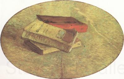 Vincent Van Gogh Still Life wtih Three Books (nn04)